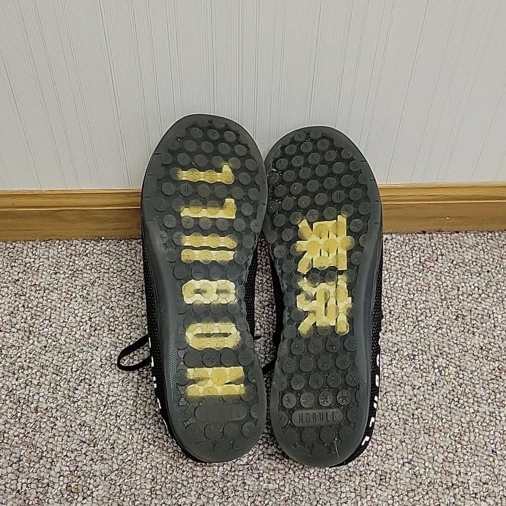 NOBULL Men's Tokyo Black & White Trainer Shoes, Sz M 12.5 W 14